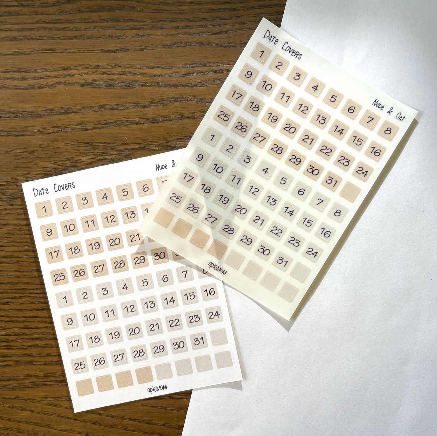Date Covers - Rounded Square