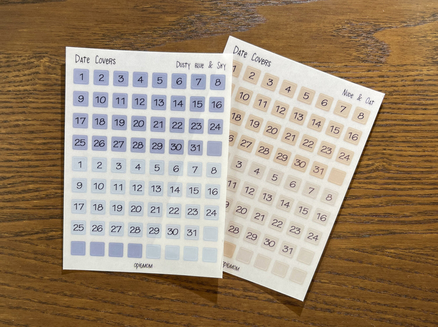 Date Covers - Rounded Square