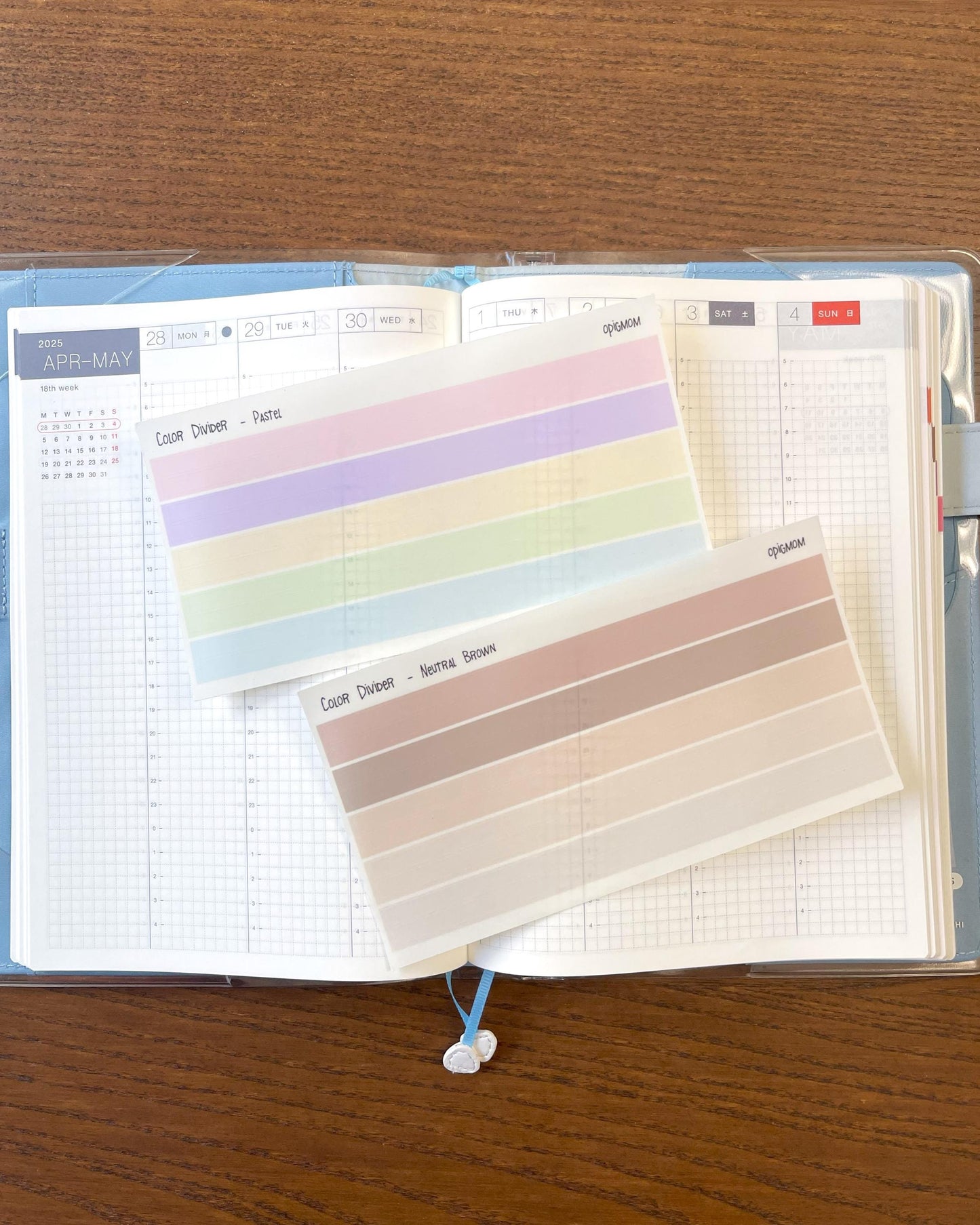 Color Dividers | Transparent Washi Tape Strips