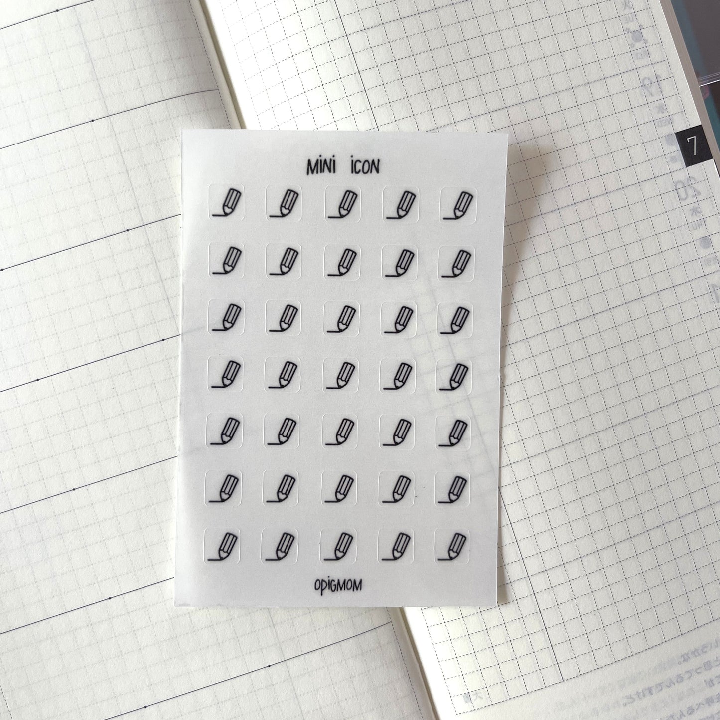 Micro Icon PLANNING / WRITING / PENCIL