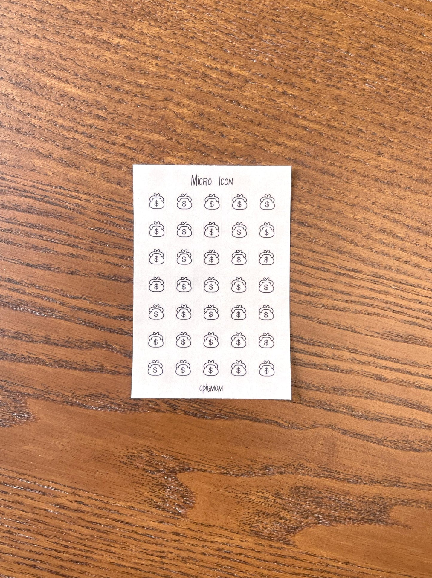 Micro Icon Money / Dollar Sign