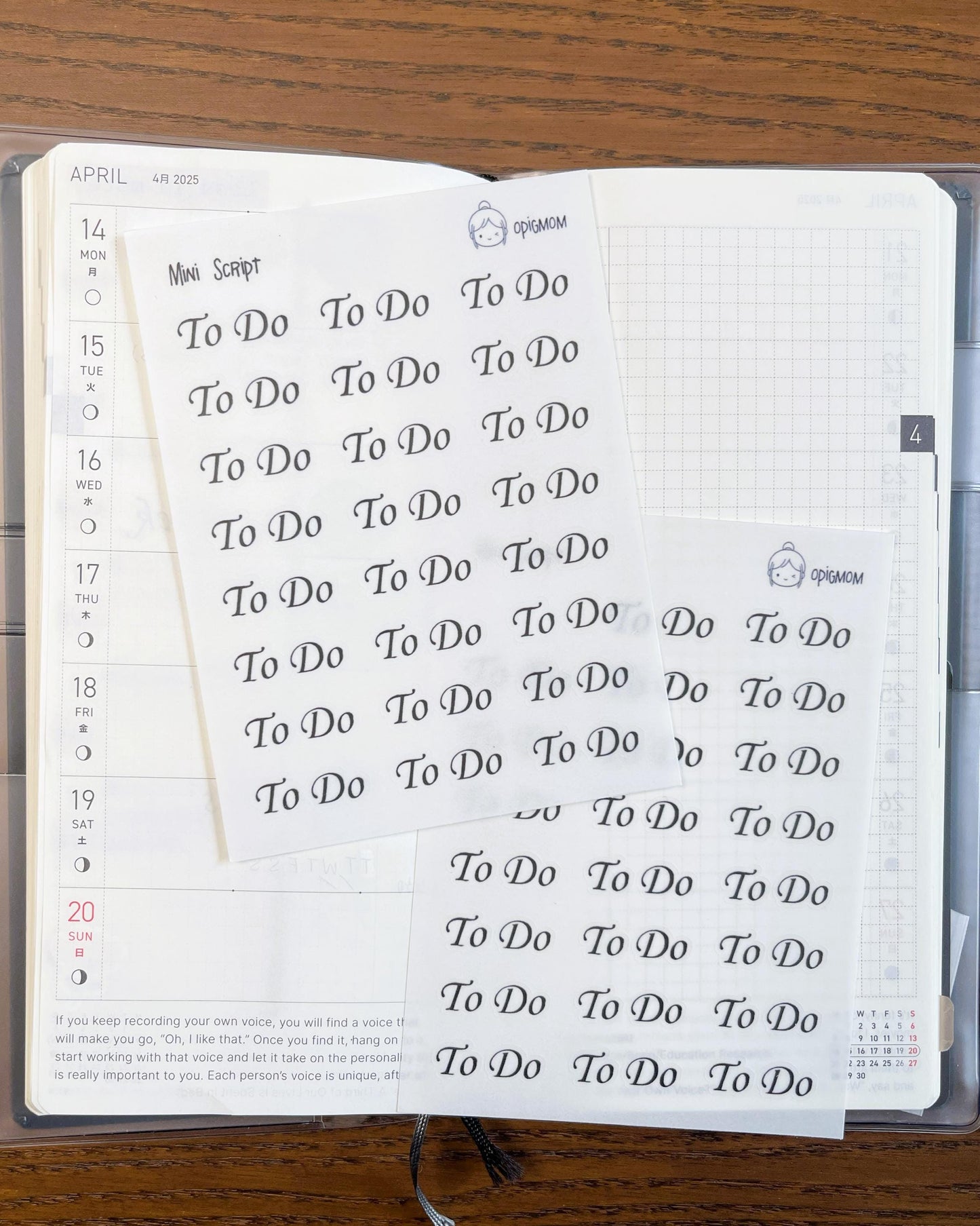 Mini Script TODO