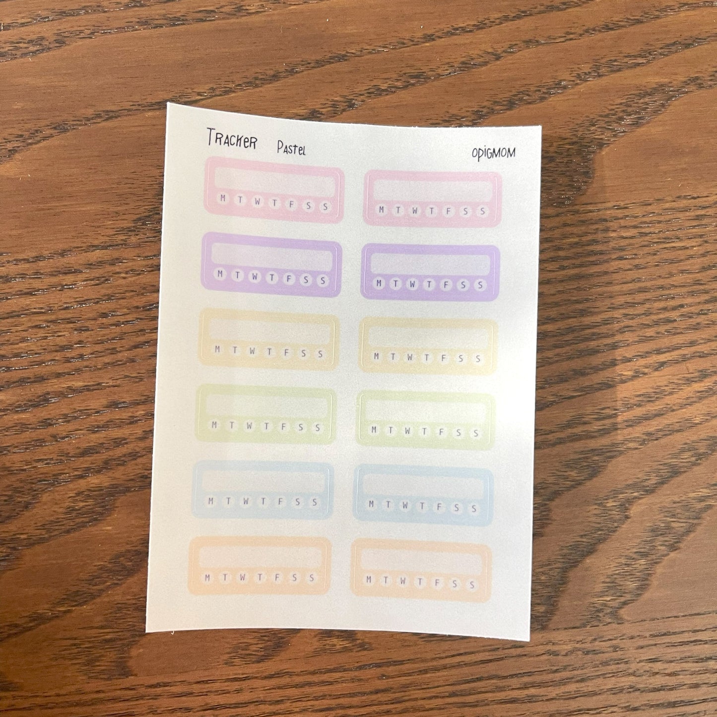 Weekly Habit Tracker | TRACKER