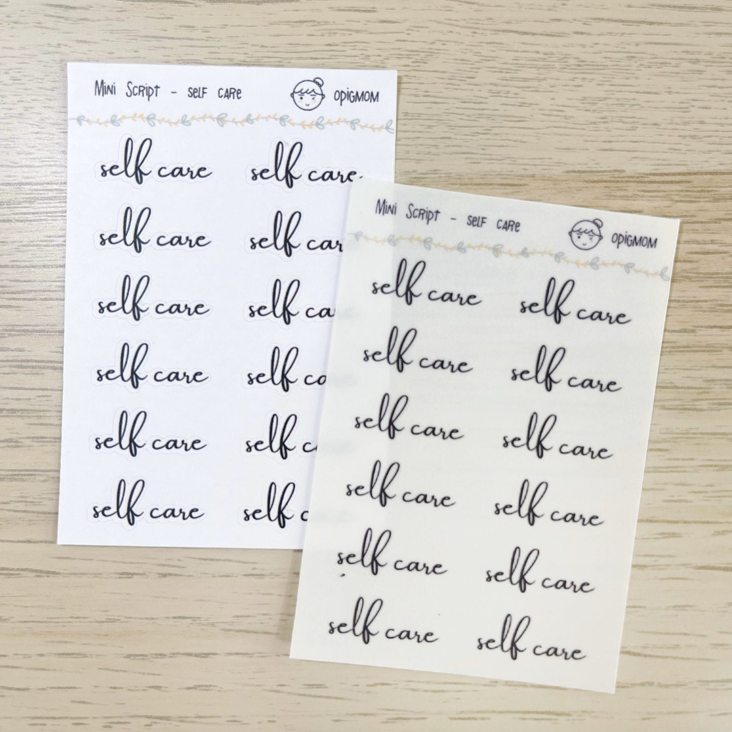 Mini Script - Self Care