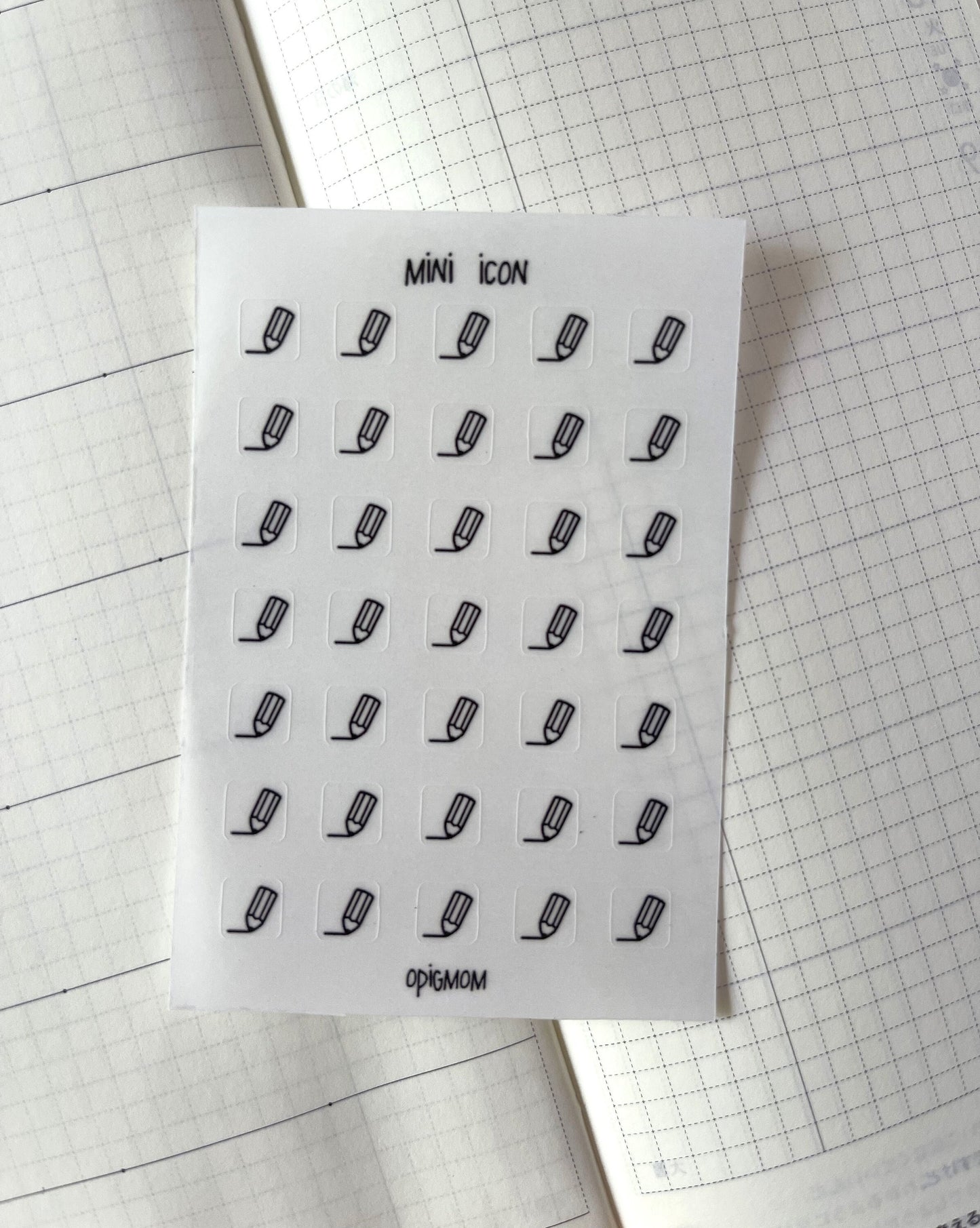 Micro Icon PLANNING / WRITING / PENCIL