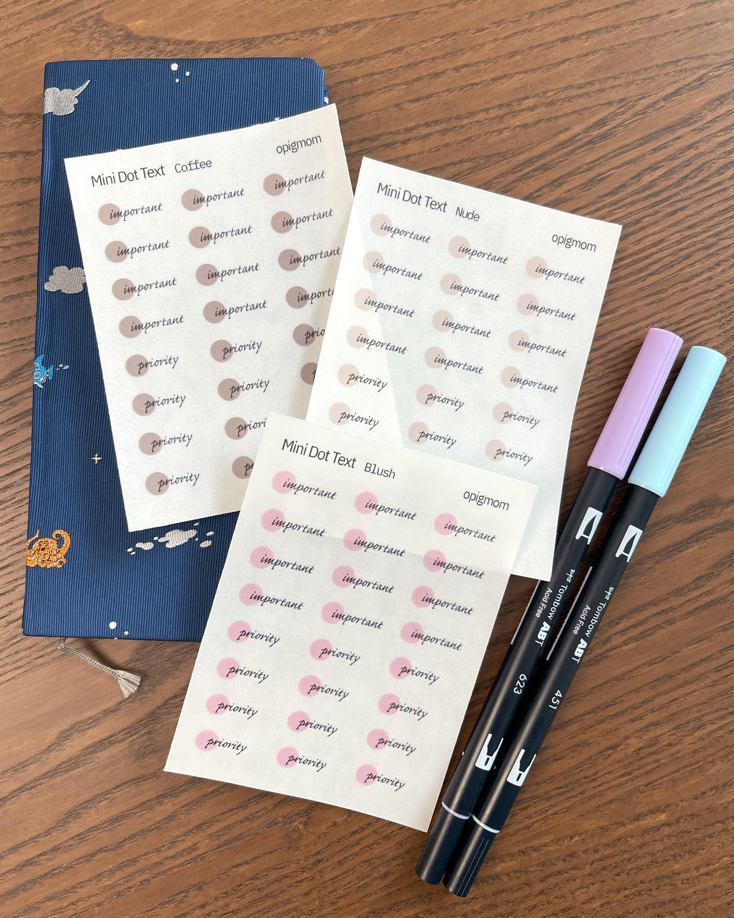 Mini Dot Script - Important / Priority