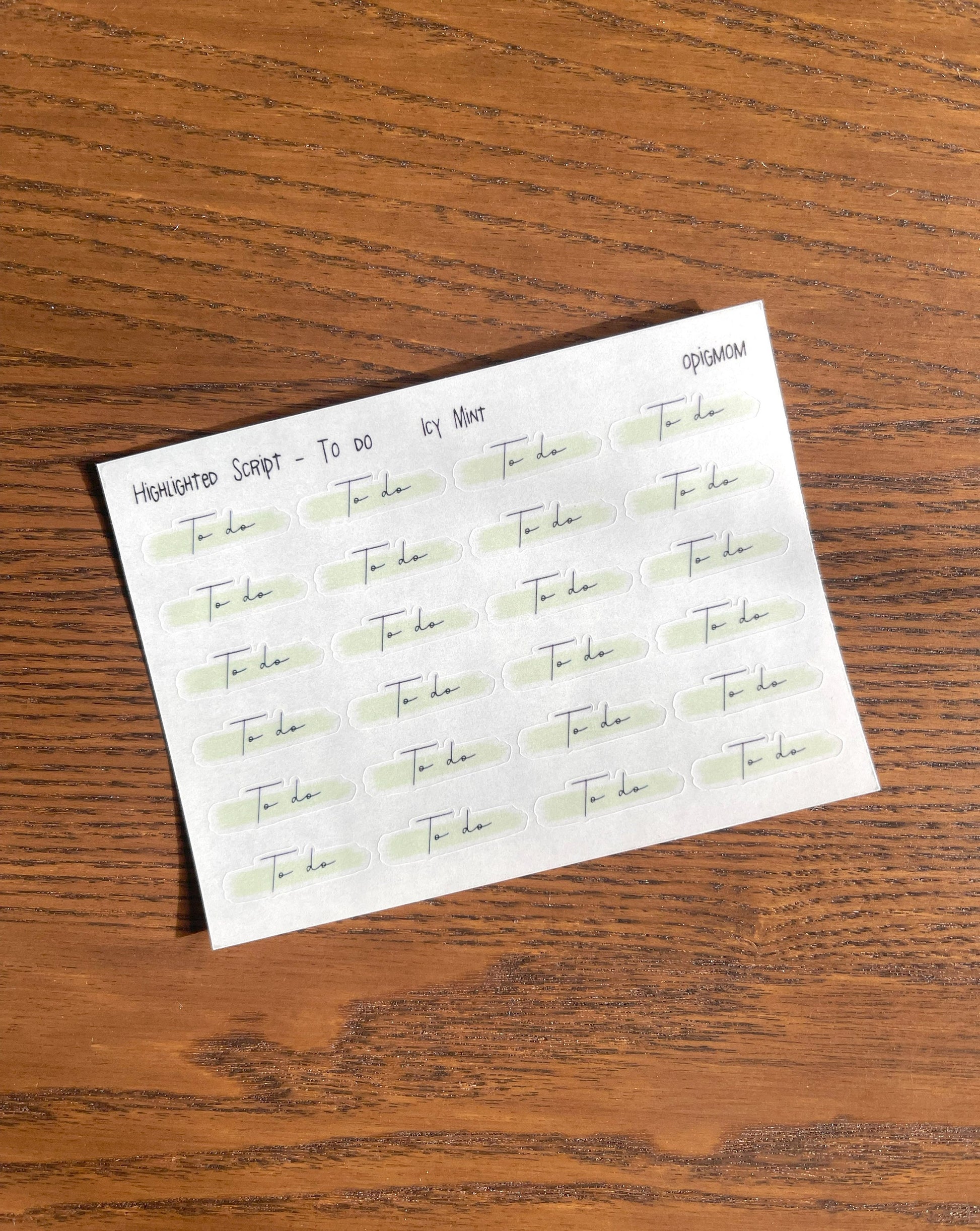 Highlighted text or header or script stickers in 28 colors for functional planner