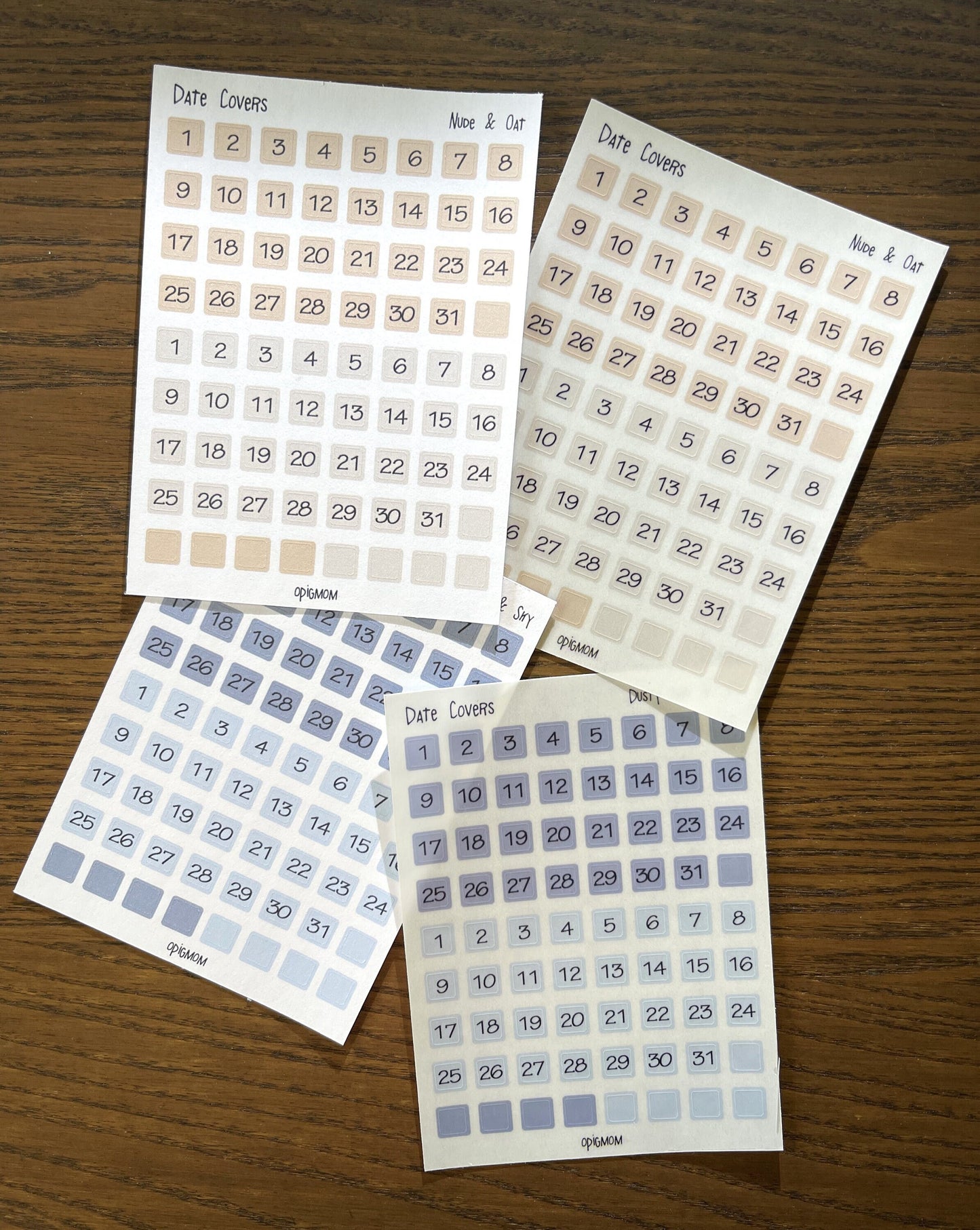 Date Covers - Rounded Square