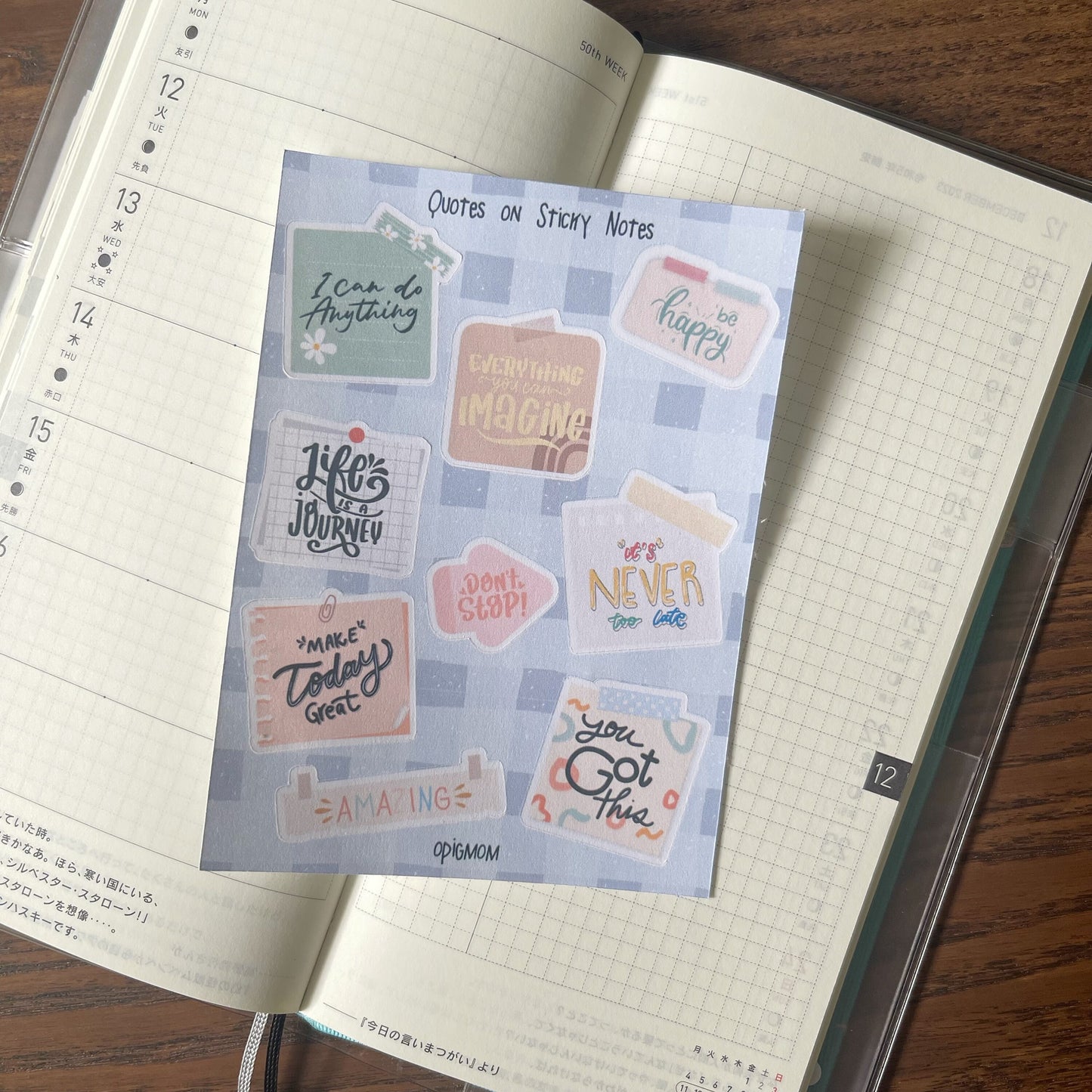 Self Care & Motivational Quotes on Sticky Notes V2