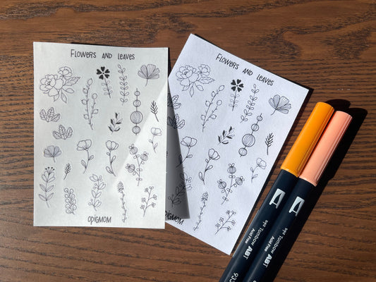 Flowers and Leaves