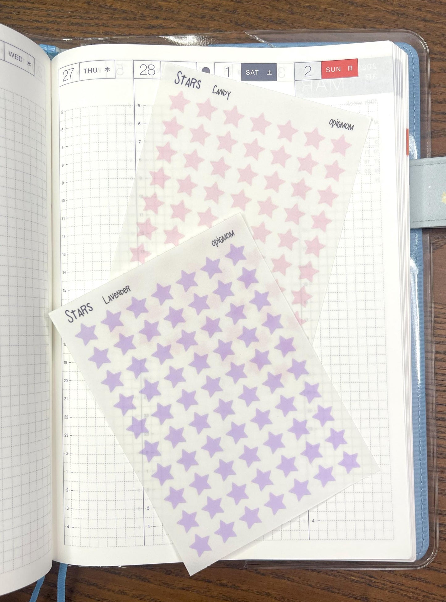 Stars stickers | Mini Stars Sticker | 28 colors