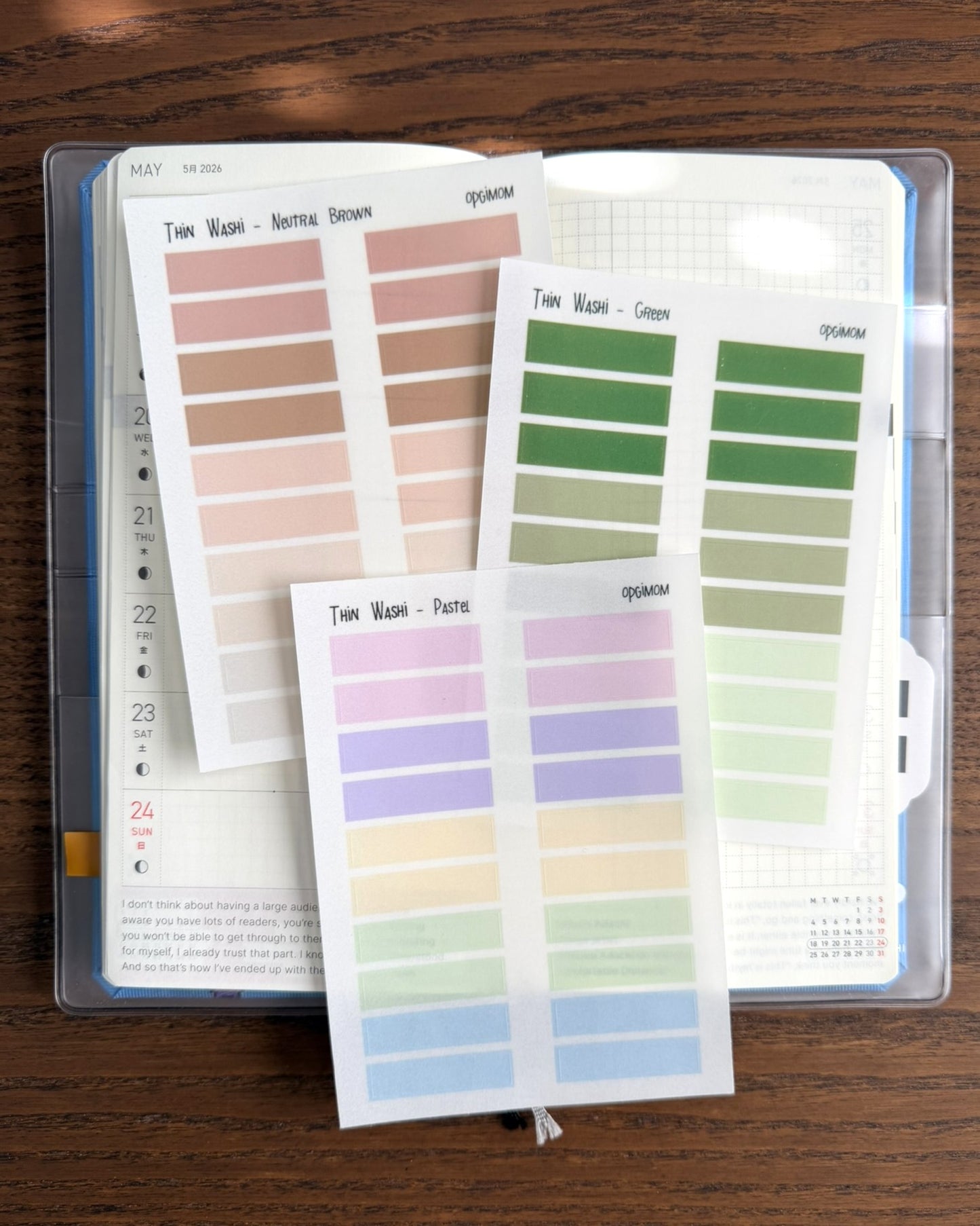 Thin Washi Tape | Transparent Washi Tape