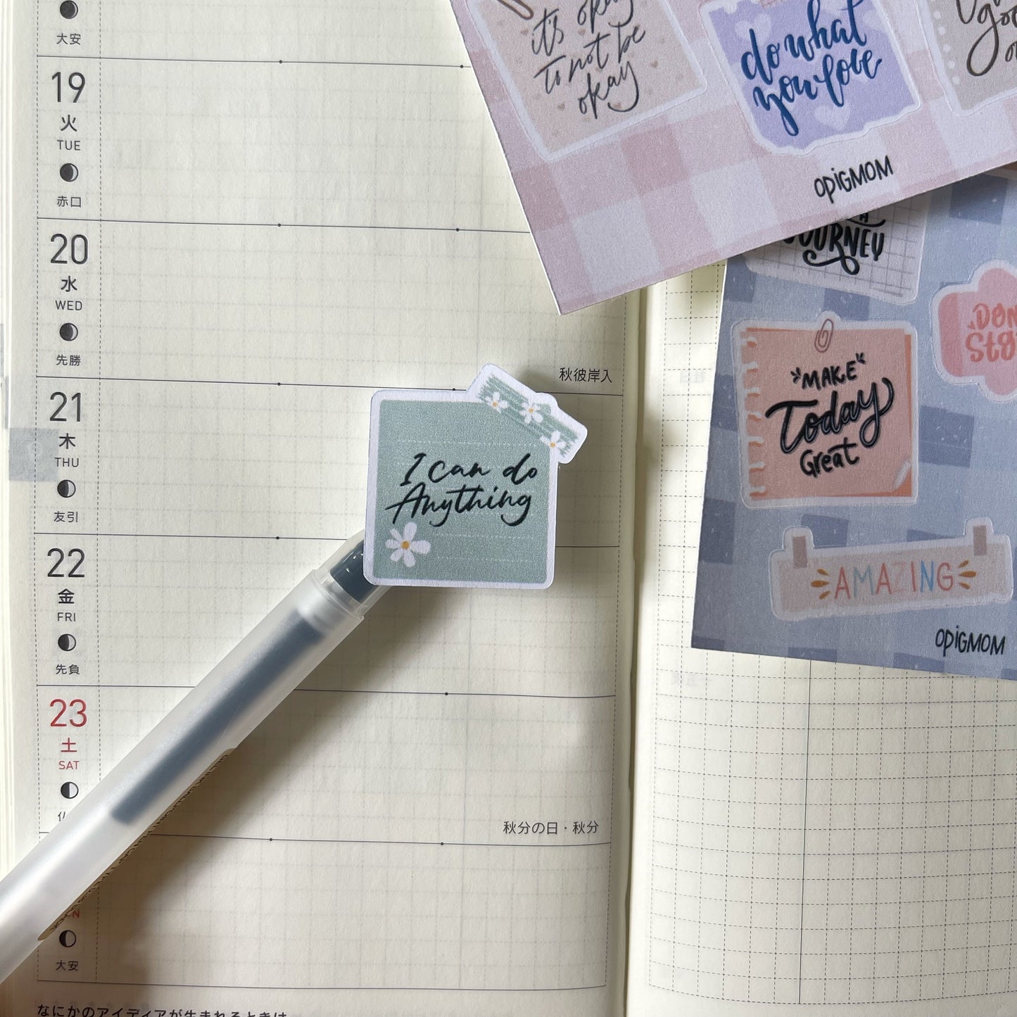 Self Care & Motivational Quotes on Sticky Notes V2