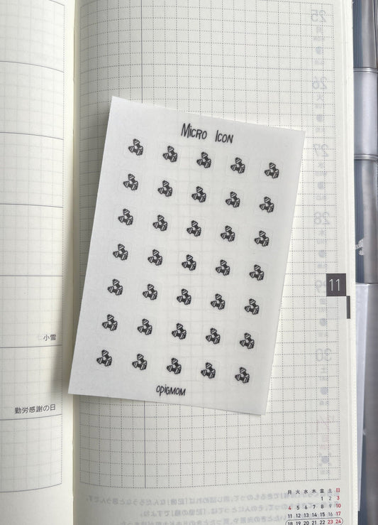 Micro Icon Dumbbell / Workout