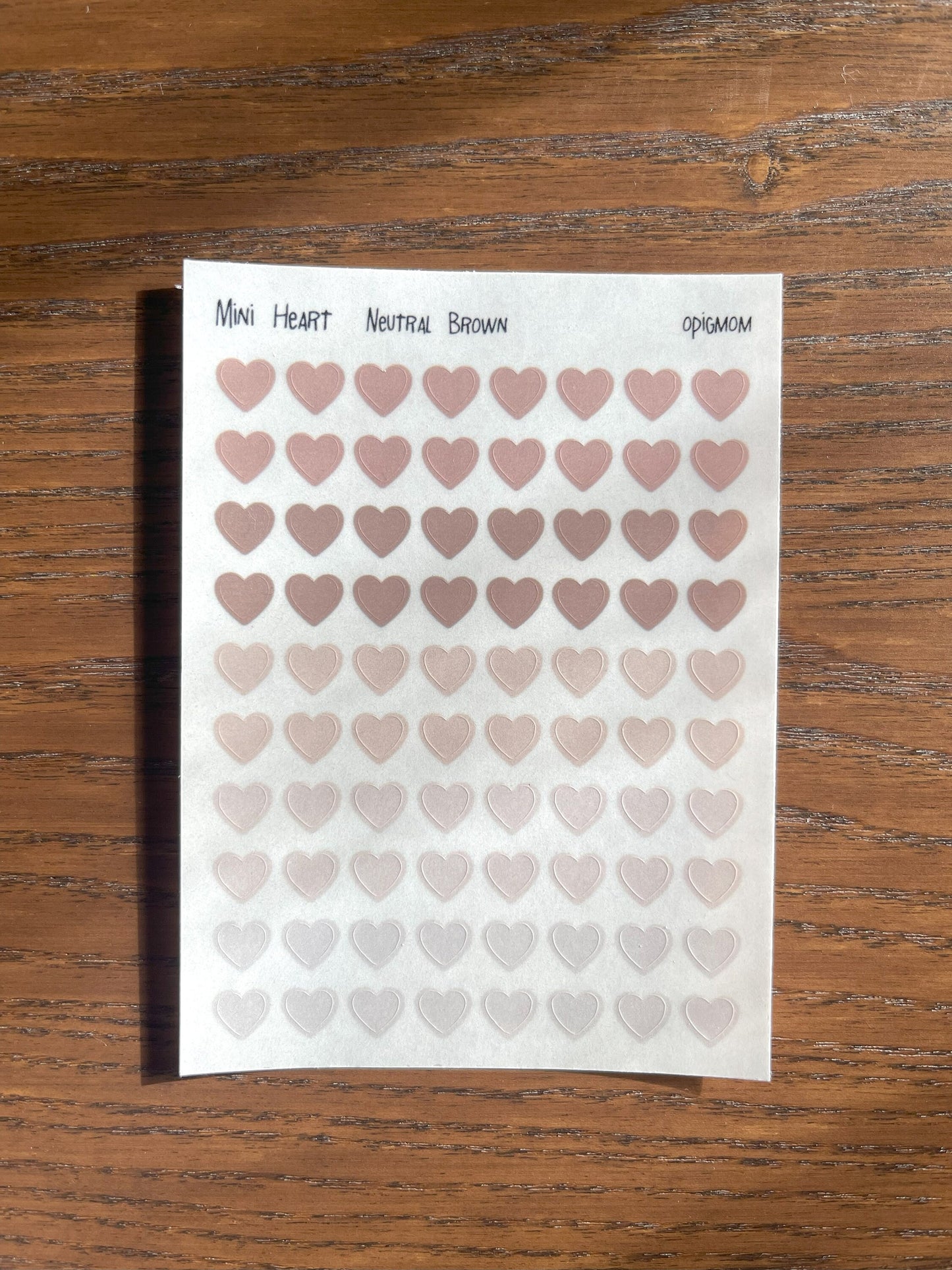 Mini Heart  |  28 colors, Functional Planner Sticker