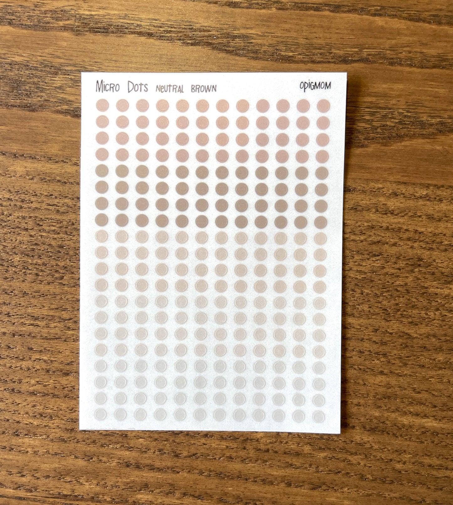 Micro Dots | Transparent dots | 28 colors, Functional Planner Stickers