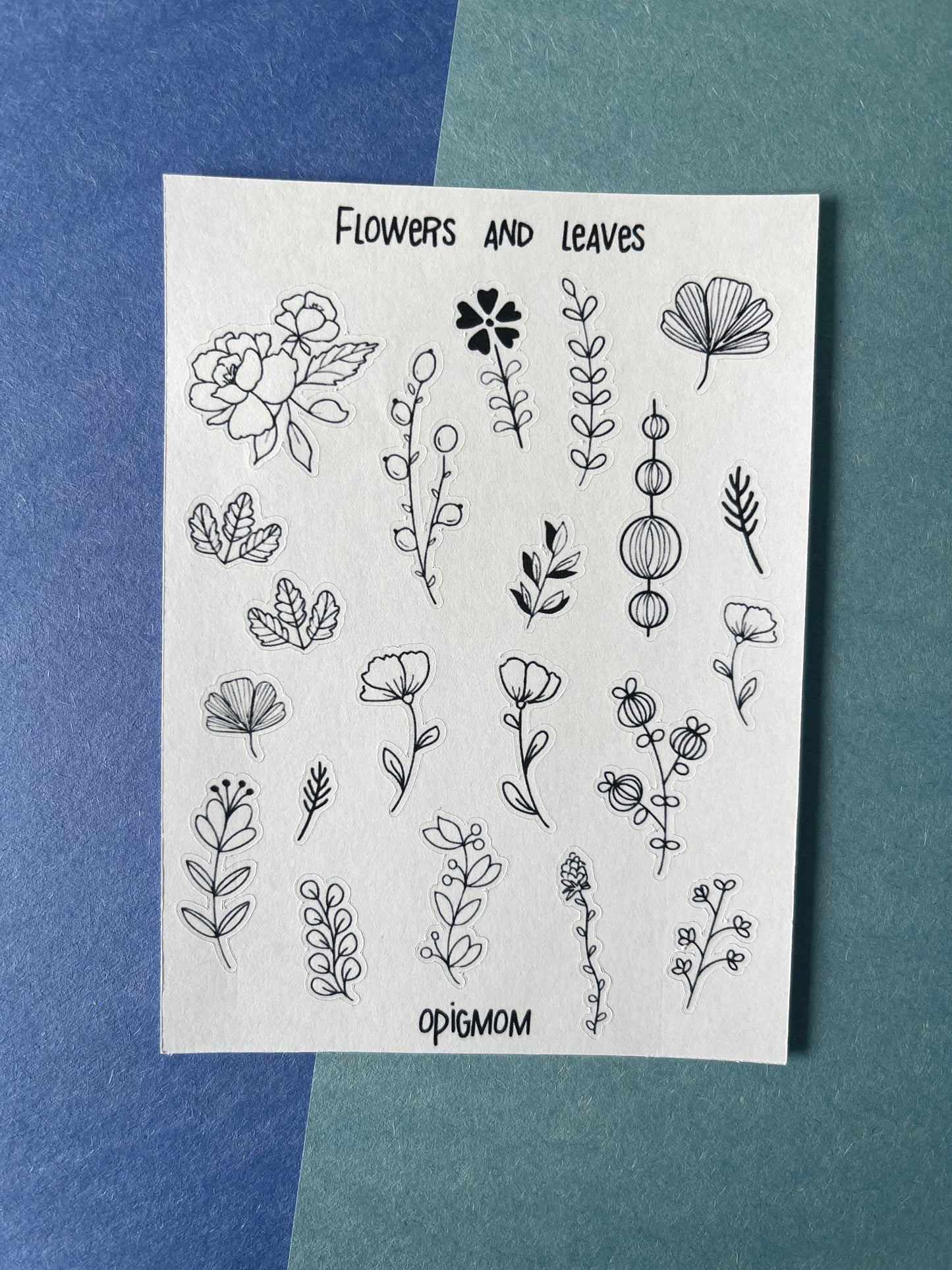 Flowers and Leaves