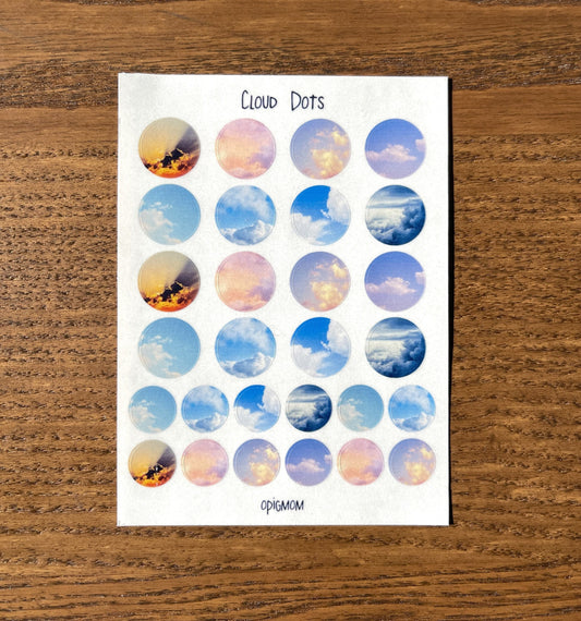 Deco Stickers - Cloud Dots