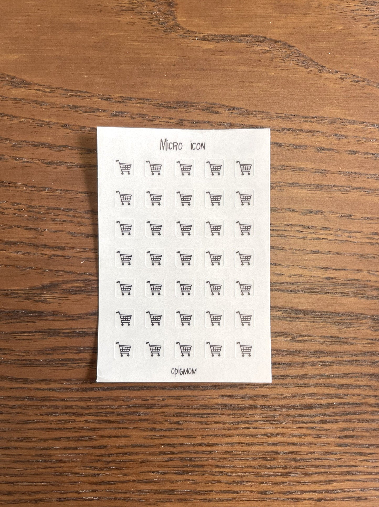 Micro Icon SHOPPING CART