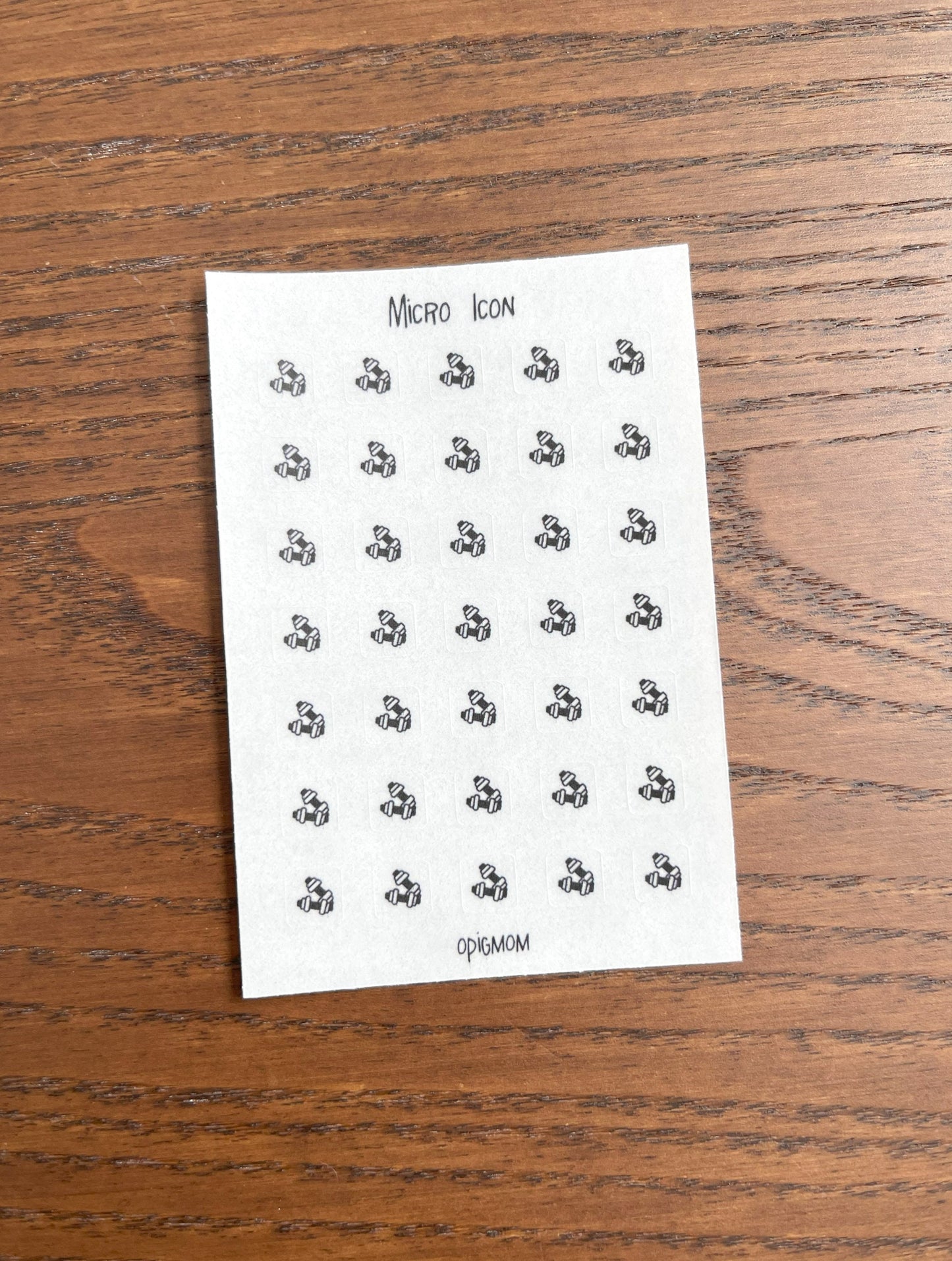 Micro Icon Dumbbell / Workout