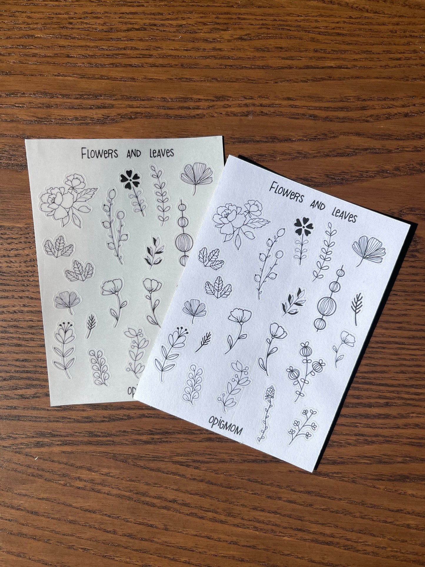 Flowers and Leaves