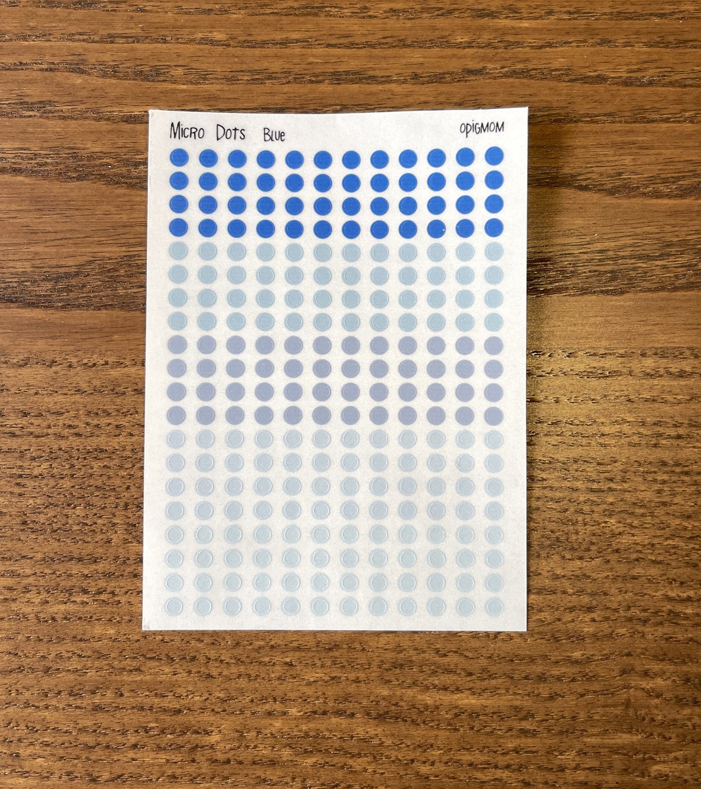 Micro Dots | Transparent dots | 28 colors, Functional Planner Stickers