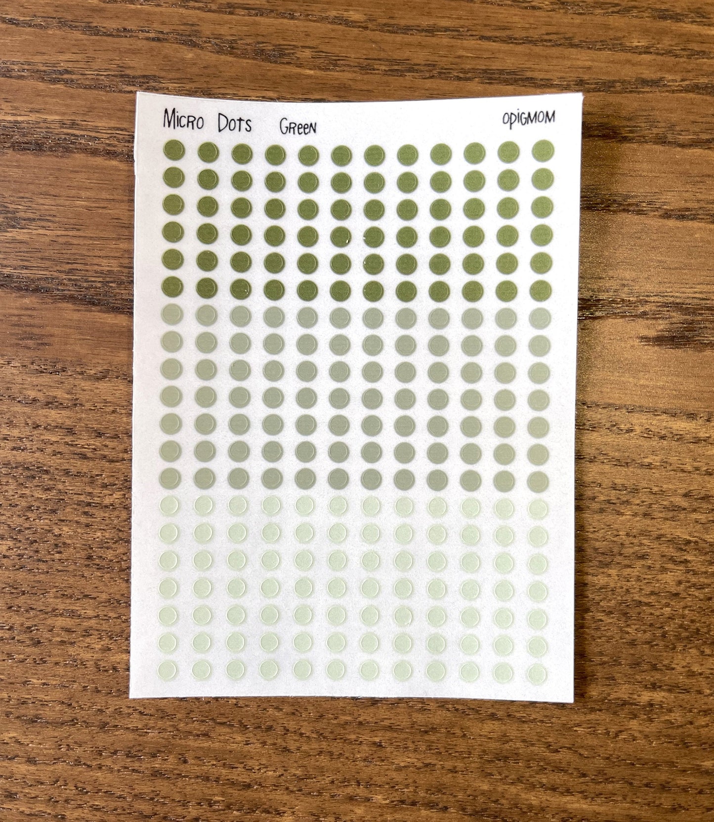 Micro Dots | Transparent dots | 28 colors, Functional Planner Stickers