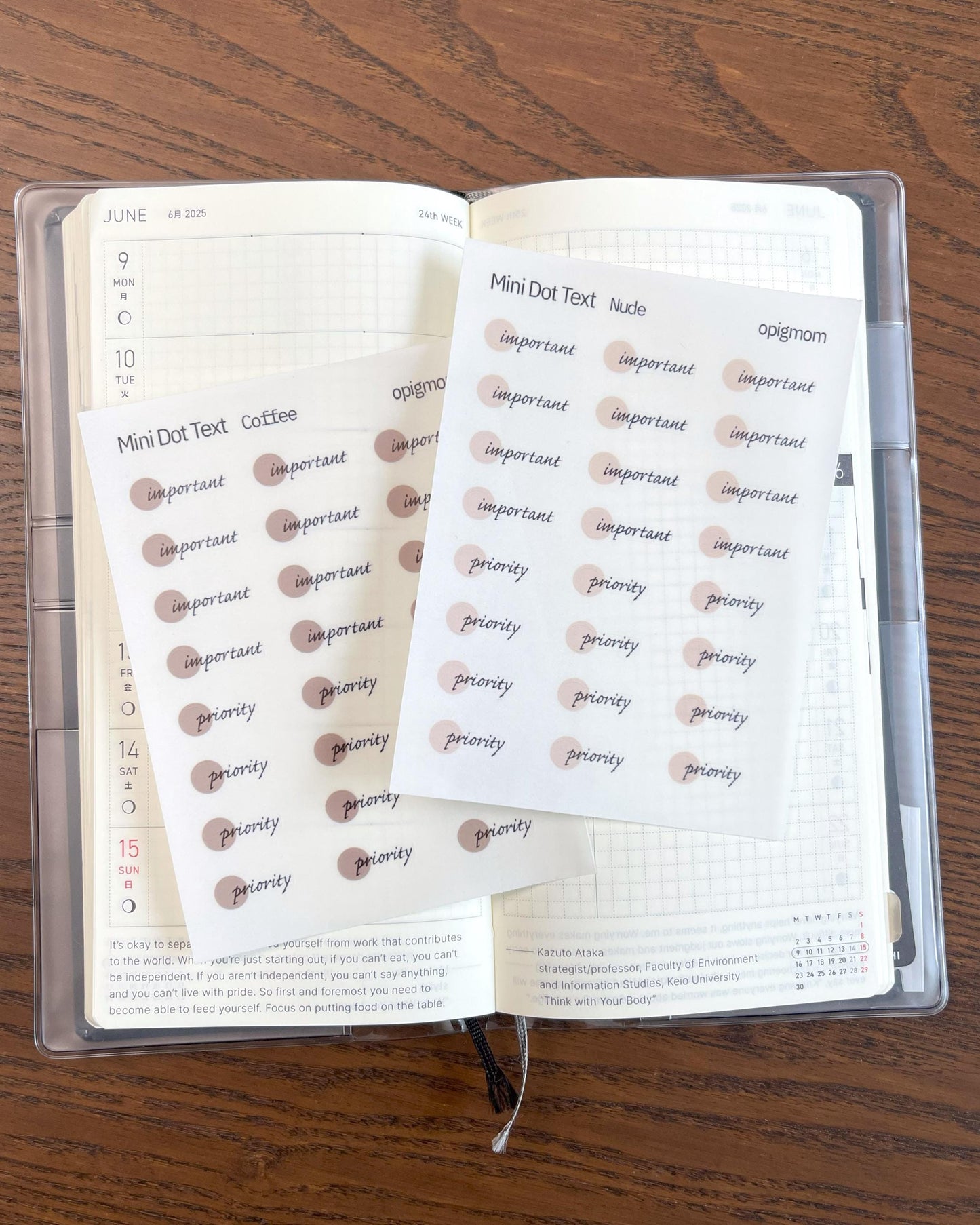 Mini Dot Script - Important / Priority