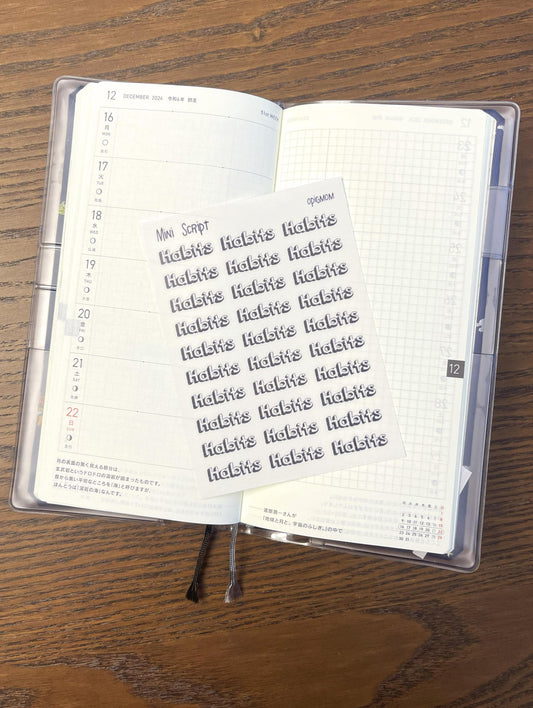 Mini Script HABITS