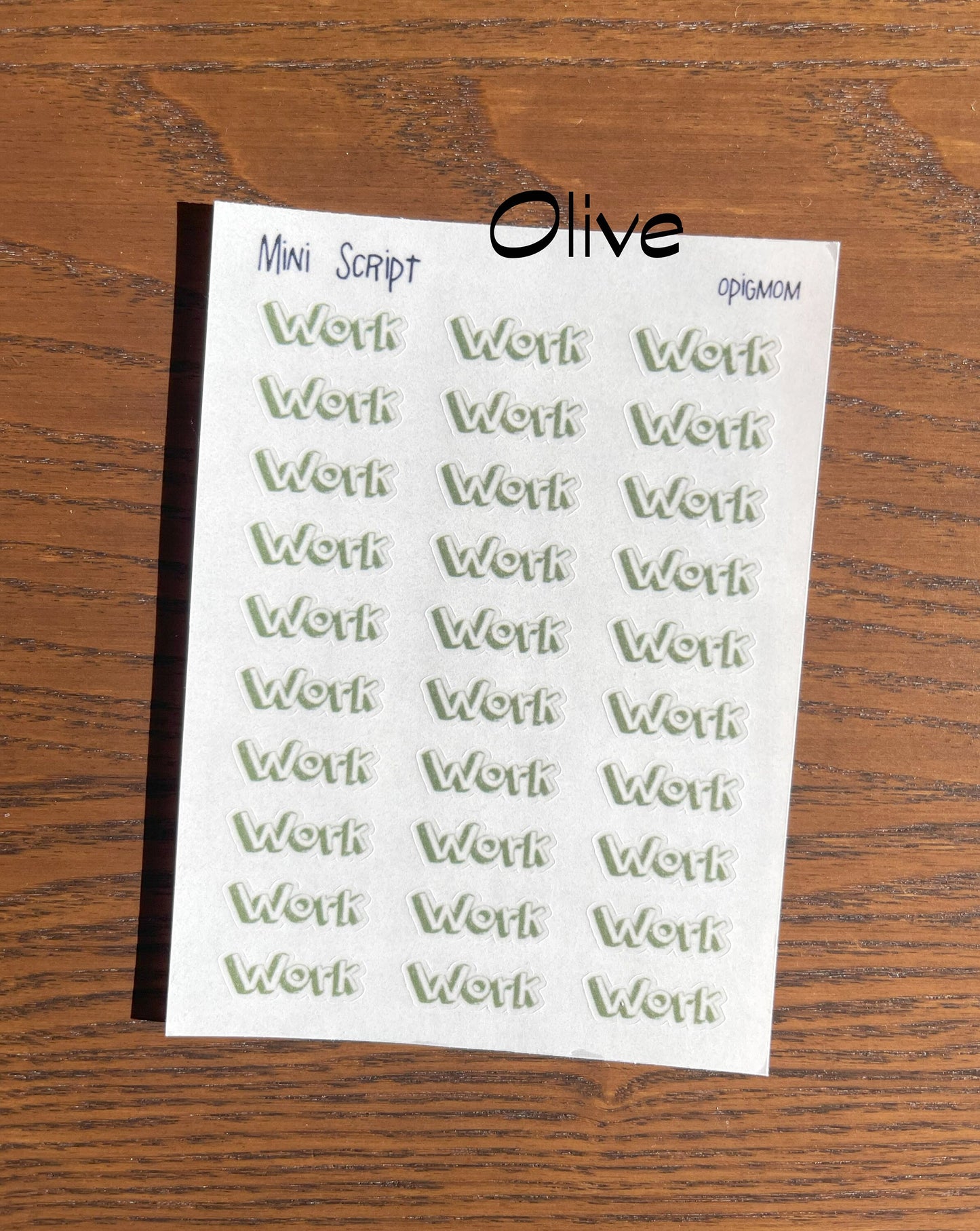 Mini Script HABITS
