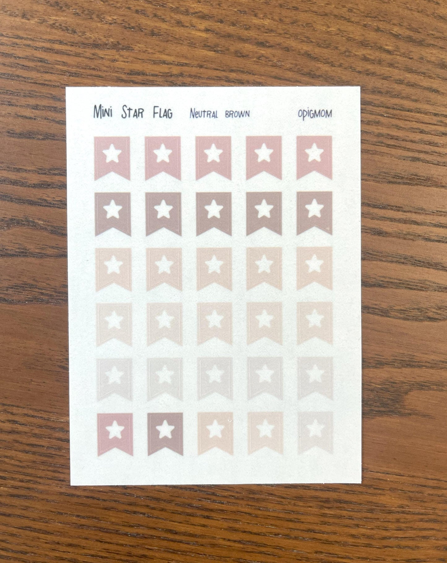 Mini Star Flag | Mini Page Flag