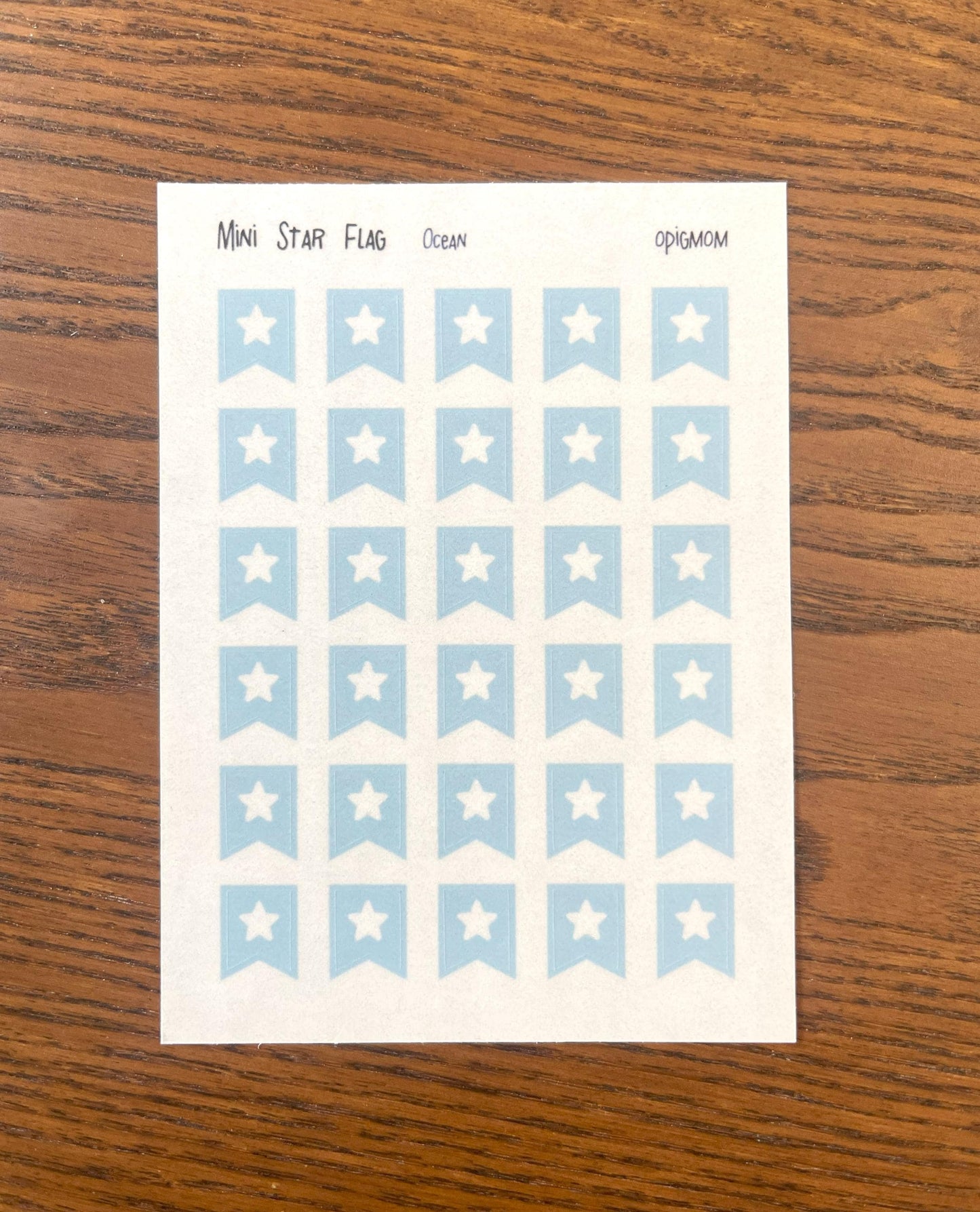 Mini Star Flag | Mini Page Flag