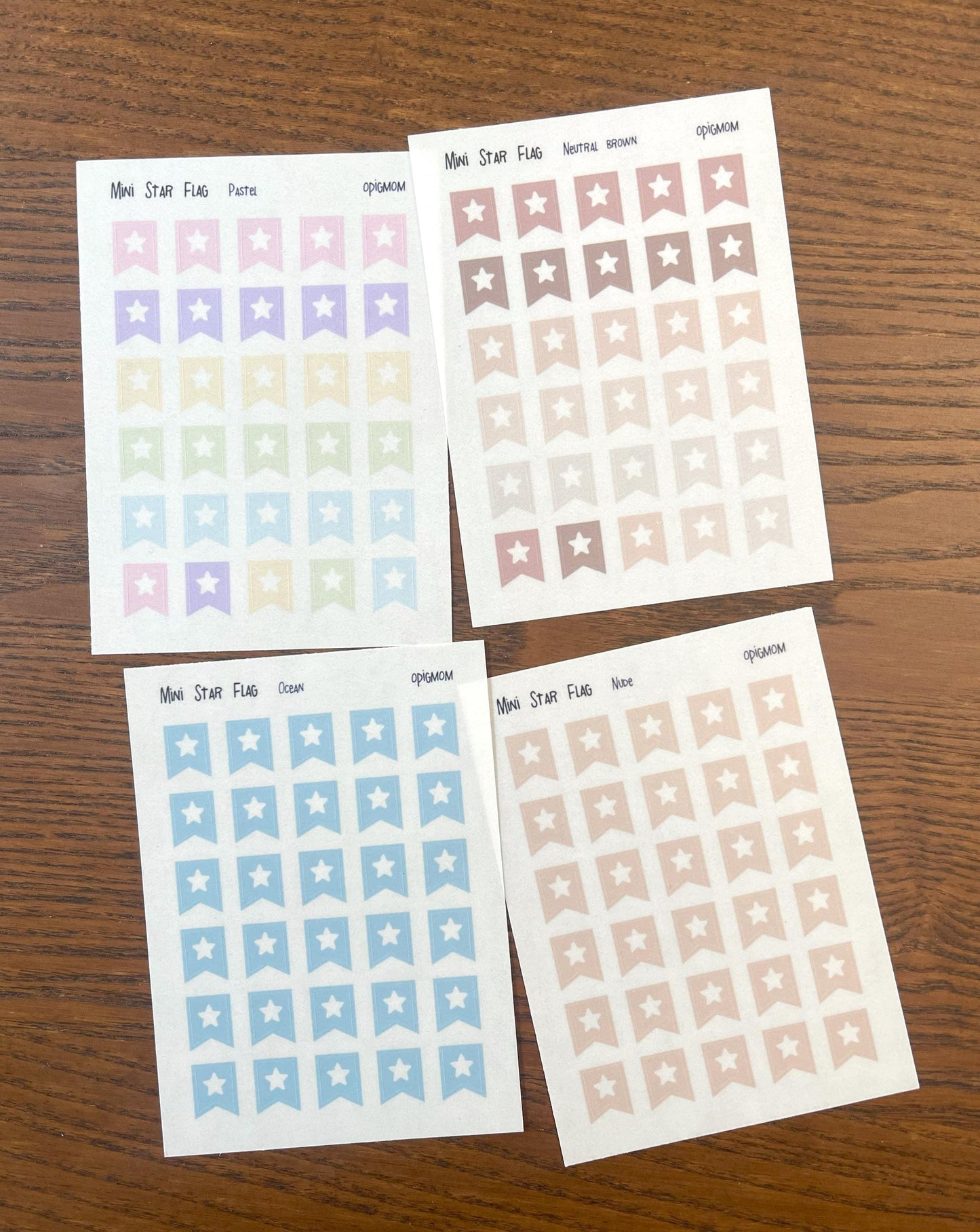 Mini Star Flag | Mini Page Flag