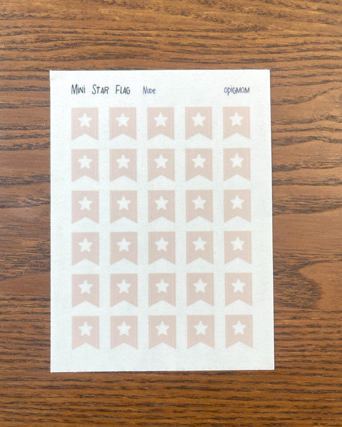 Mini Star Flag | Mini Page Flag