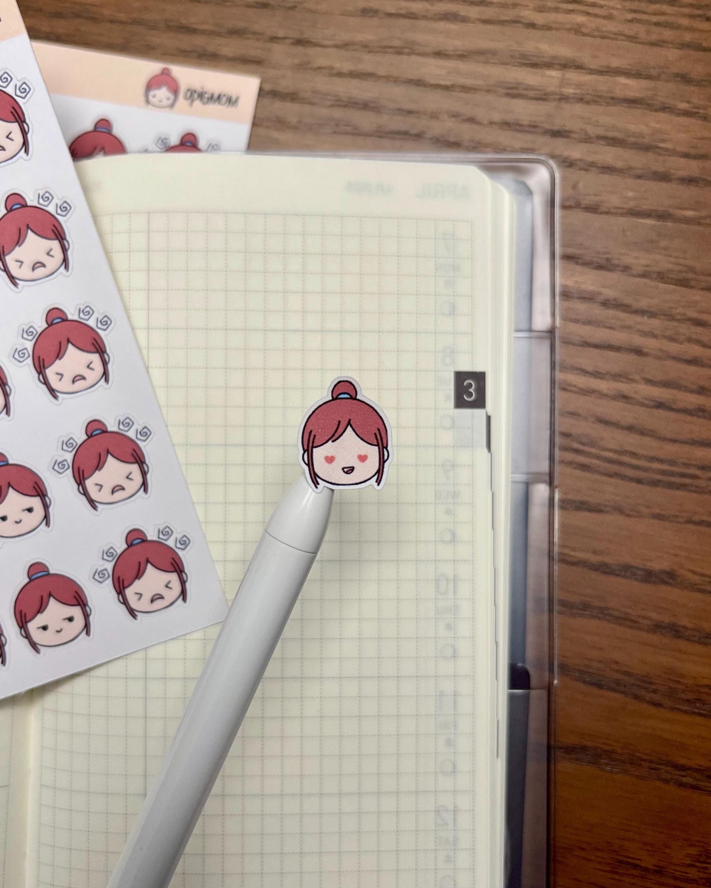 OPigMom Emoji Heads