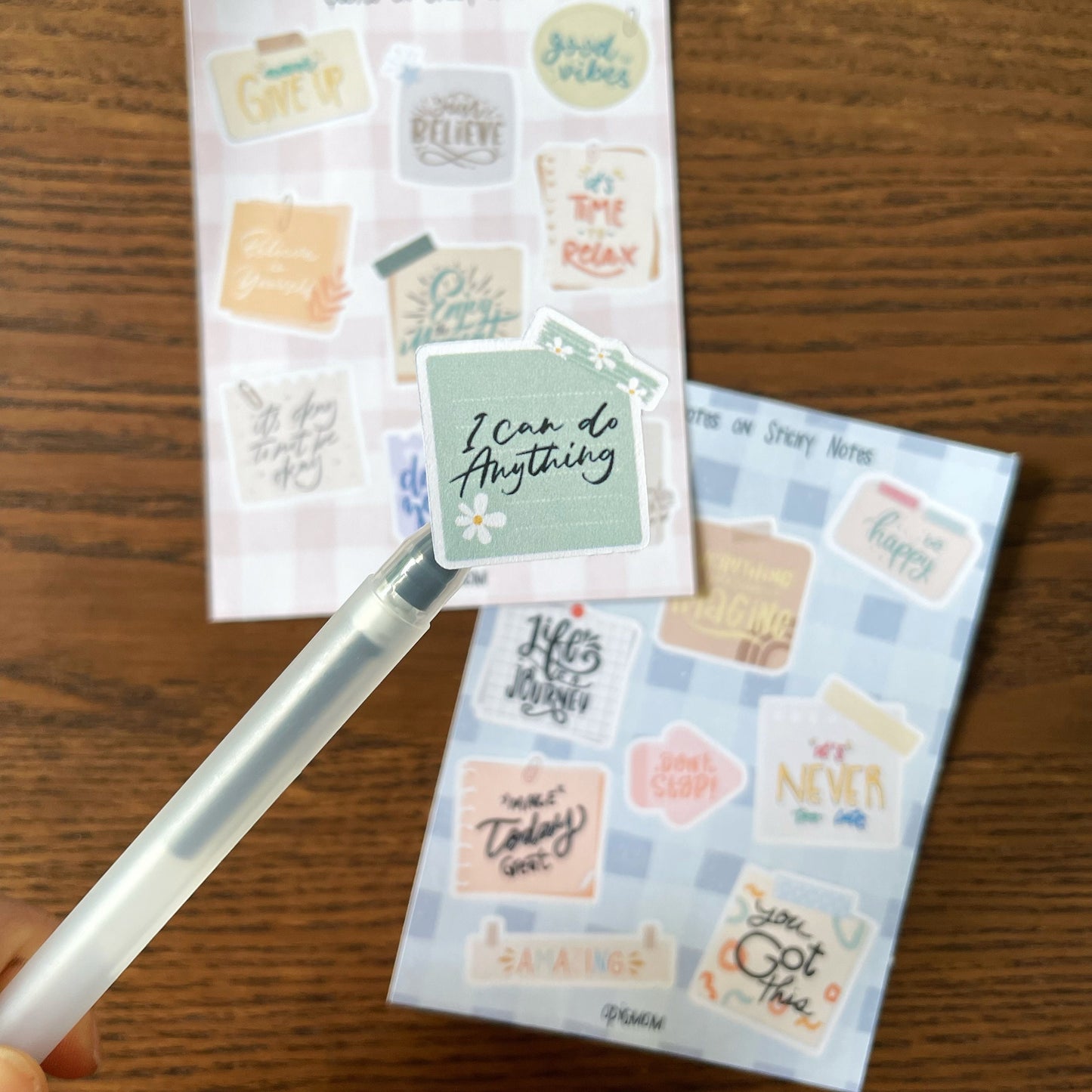 Self Care & Motivational Quotes on Sticky Notes V2
