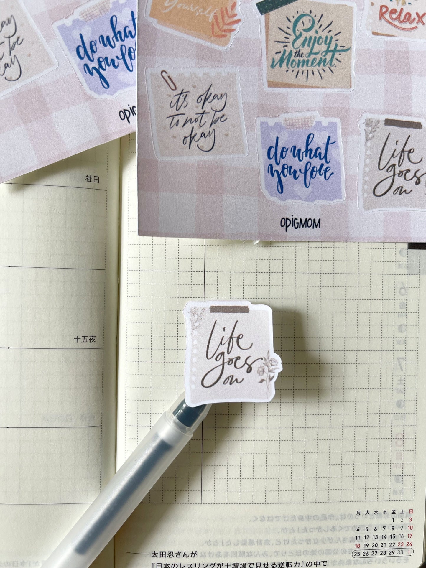 Self Care & Motivational Quotes on Sticky Notes