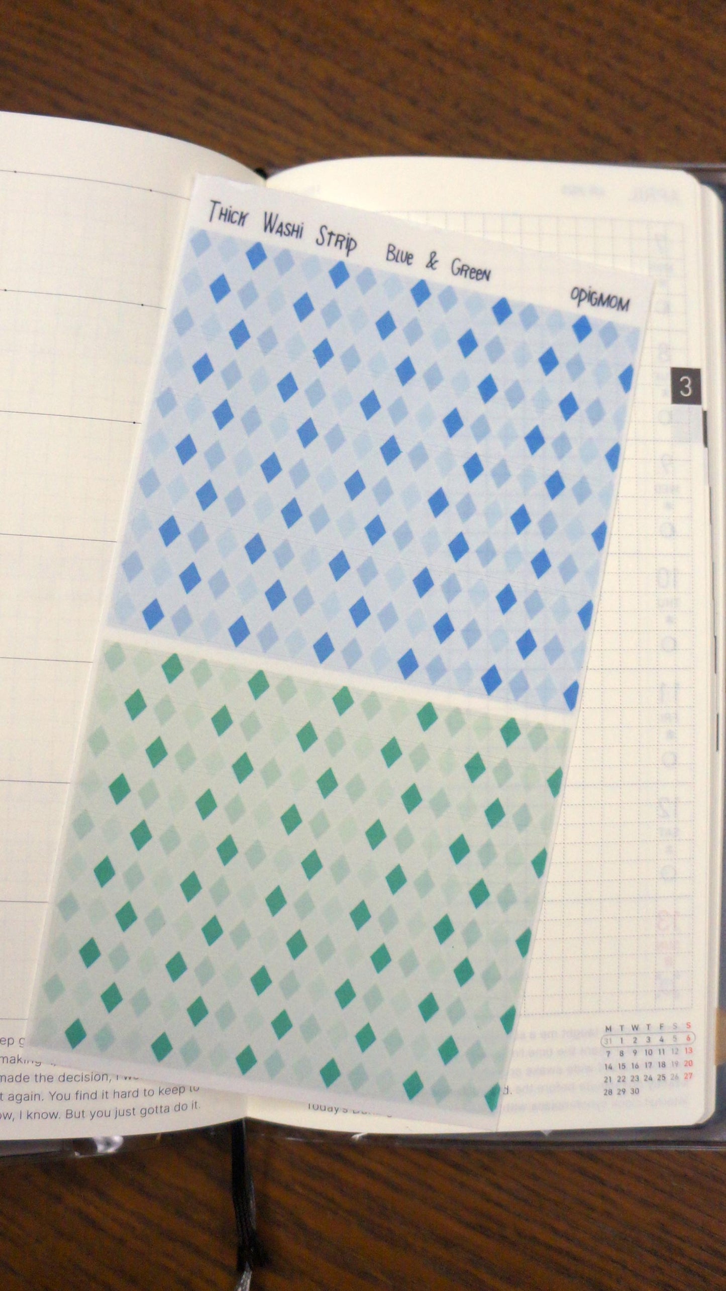 Checked Pattern Washi Tape