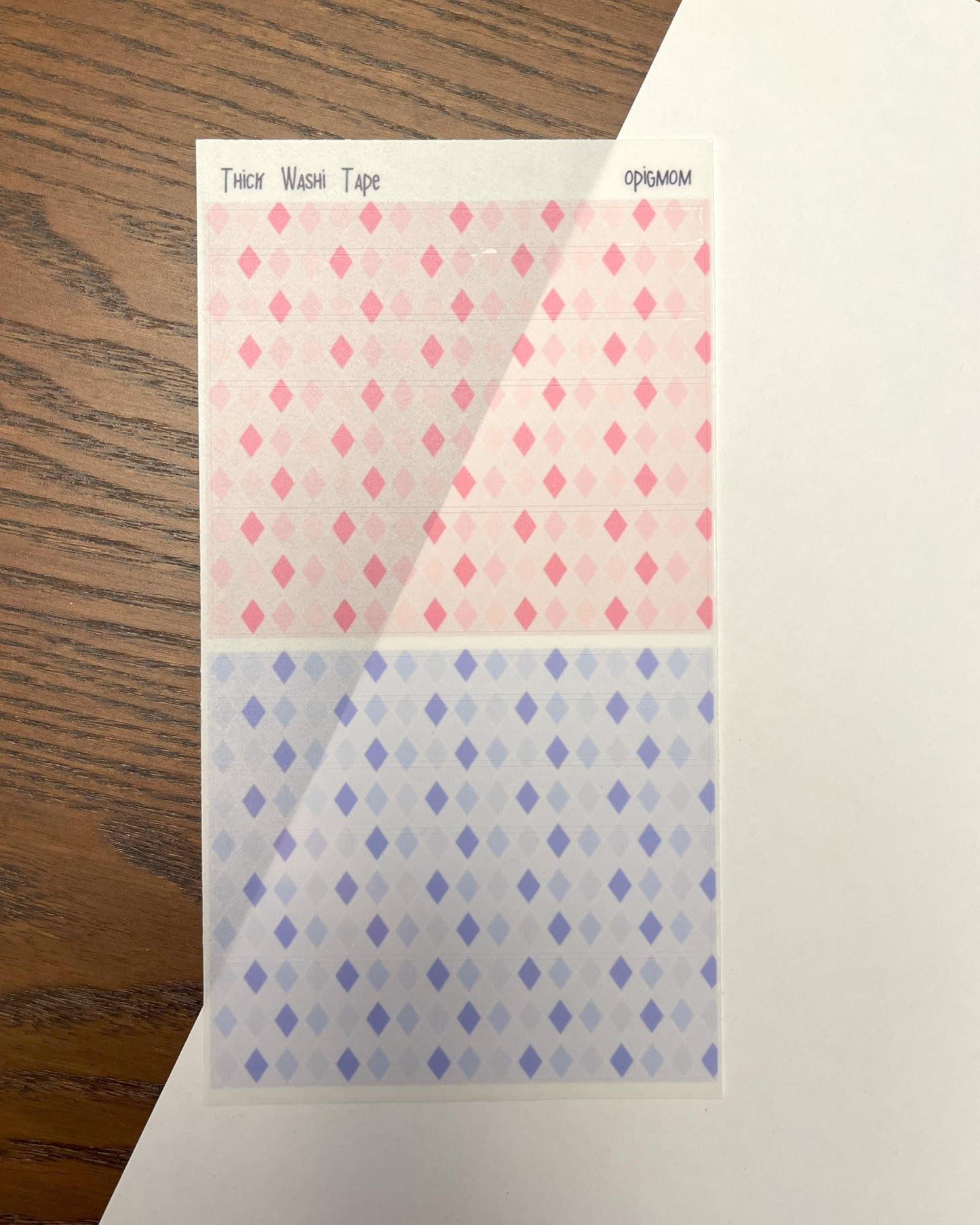 Checked Pattern Washi Tape