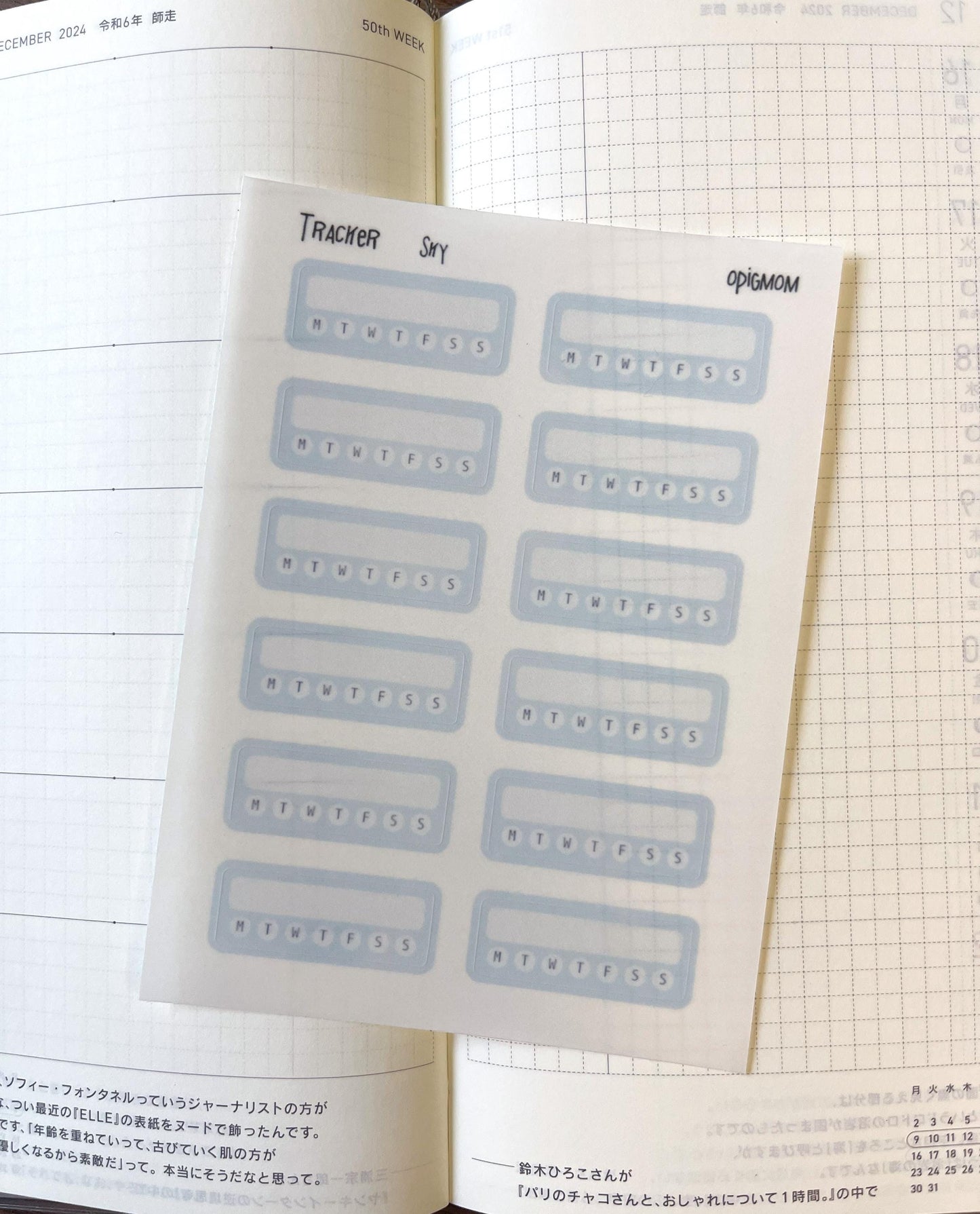 Weekly Habit Tracker | TRACKER